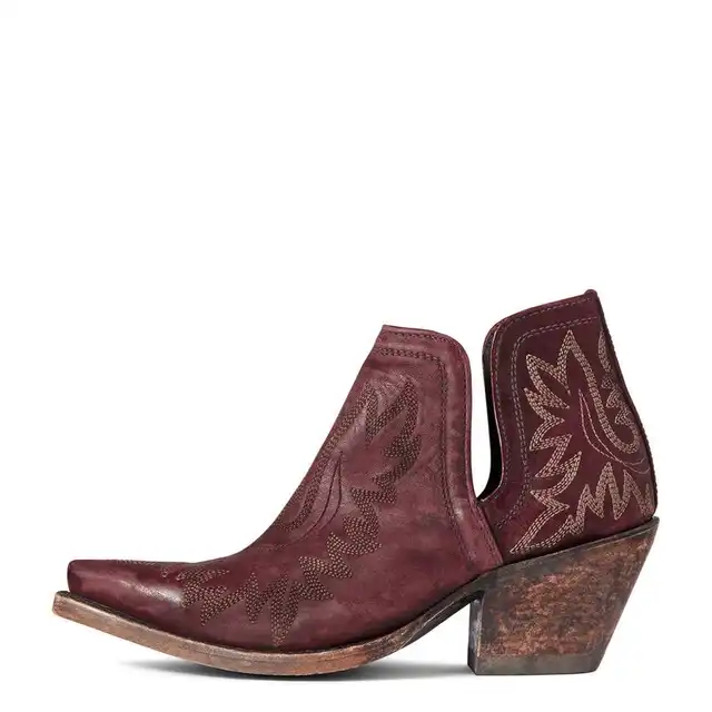 WOMEN'S DIXON WESTERN BOOT - WEATHERED RED - image 2