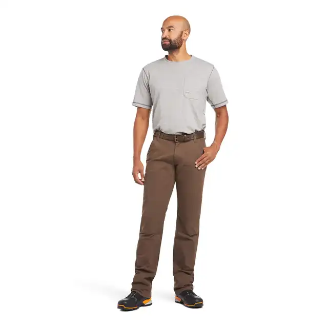 REBAR M4 RELAXED DURASTRETCH MADE TOUGH DOUBLE FRONT STACKABLE STRAIGHT LEG PANT - WREN - image 3