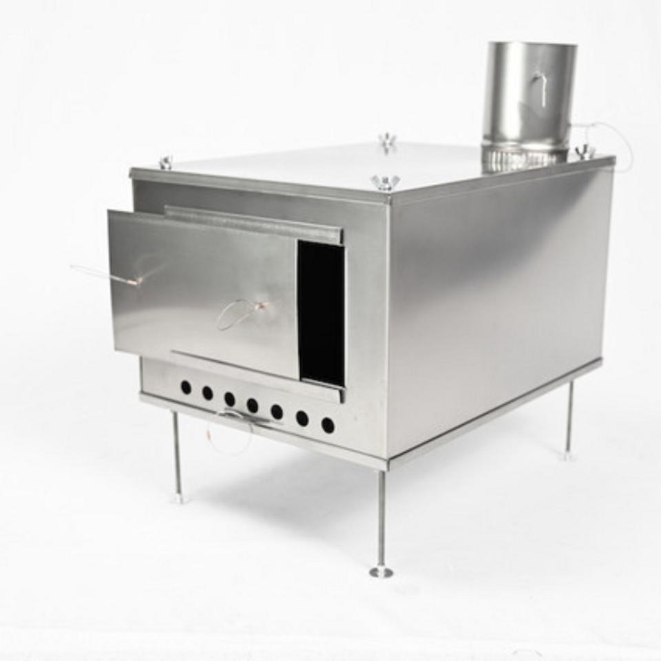 SXL Titanium Wood Stove With 9' Pipe | Guidefitter