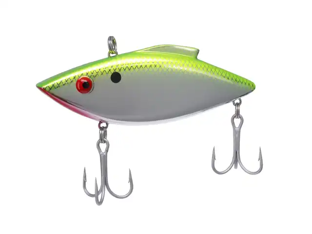 1 ounce topwater fishing lures Rat-l-trap Magnum Force Fishing Lure Chartreuse Flash