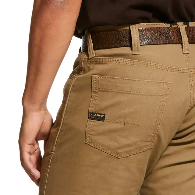 REBAR M4 RELAXED DURASTRETCH MADE TOUGH STACKABLE STRAIGHT LEG PANT - FIELD KHAKI - image 4