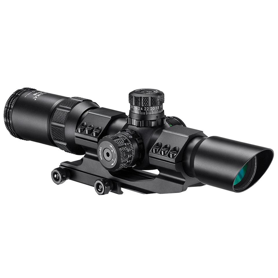 Police Rifle Scope 1-4 x 28mm IR SWAT-AR Tactical Rifle Scope | Guidefitter