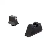 Thumbnail of Trijicon® Suppressor/Optic Height Sights White Front/Black Rear with Green Lamps - Glock Standard Frames, image 3