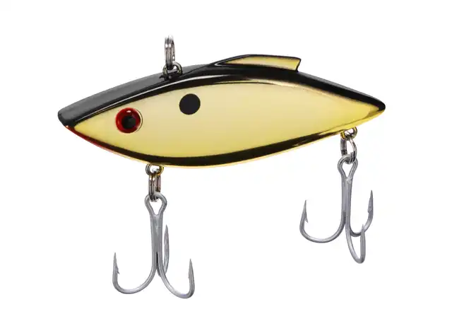 definition of fishing rattle trap lures Bill Lewis Saltwater Rat-L-Trap 1/2 oz / Gold/Black Back (143S)