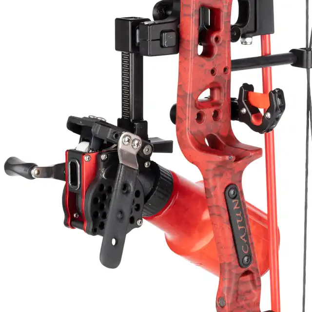 cajun bow fishing reel Winch Pro Bowfishing Vertical and Horizontal Adjust on Any — TheCrossbowStore.com reliable and quick Cajun Winch Pro Reel –