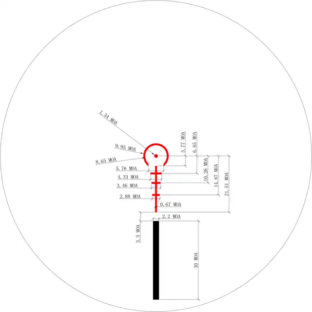 Core TX 1-4x24 AR-223 BDC Riflescope | Guidefitter