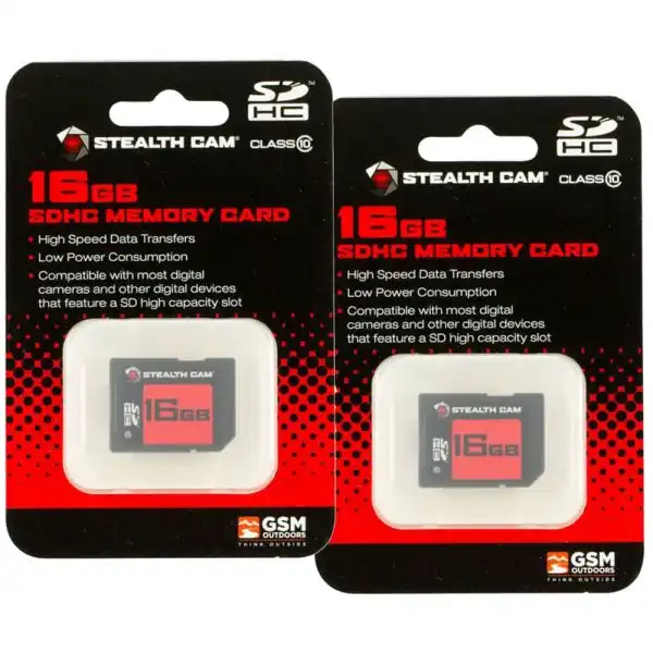 SD CARD DOUBLE PACK 16GB