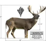 Thumbnail of 2D Whitetail Broadside Target, image 3