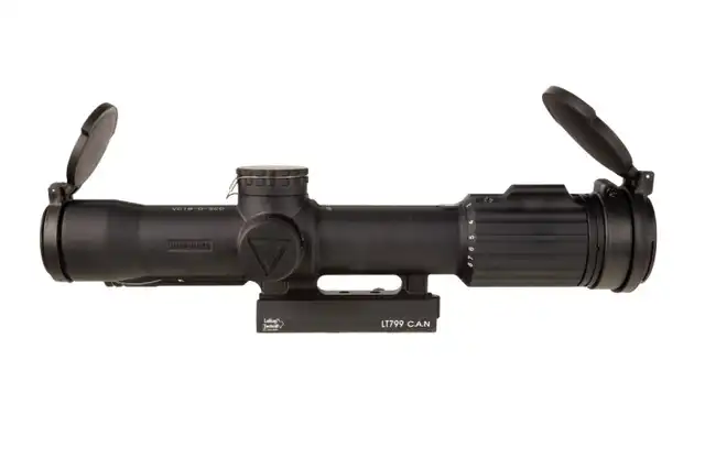 SCO VCOG® 1-8x28 Riflescope - Red MRAD Tree Reticle , Flip caps, w/ Larue Tactical® LT799 Mount - image 2