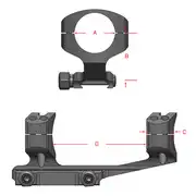 Thumbnail of RAMP30 Team Warne 30mm Tactical 1 PC, Black, image 2