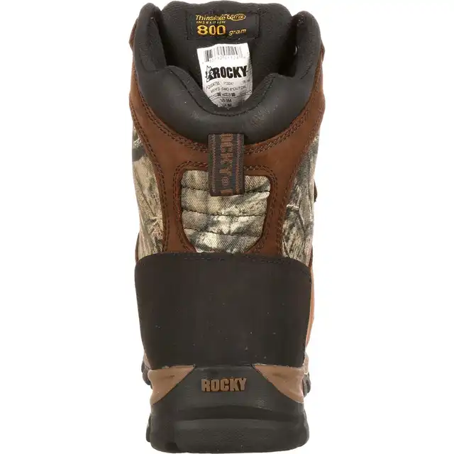Rocky Core Waterproof 800G Insulated Outdoor Boot - Brow  display picture 1