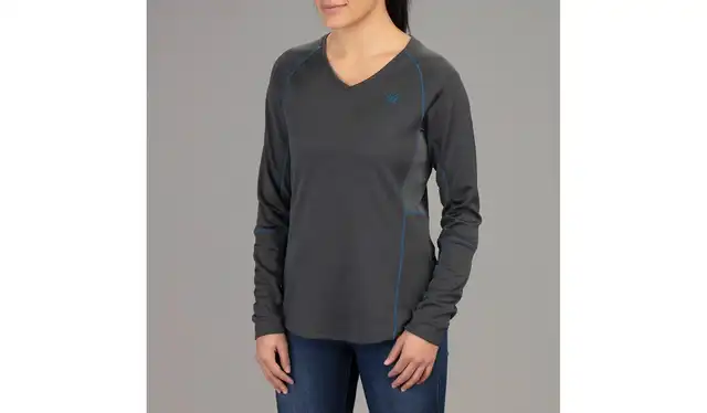 WOMEN'S WEEKEND RUCKER SHIRT - CHARCOAL - image 8