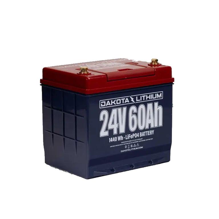 24v 60Ah Deep Cycle LiFePO4 Single Battery | Guidefitter
